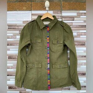 JENS PIRATE BOOTY X FREE PEOPLE Military Green Utility Jacket medium